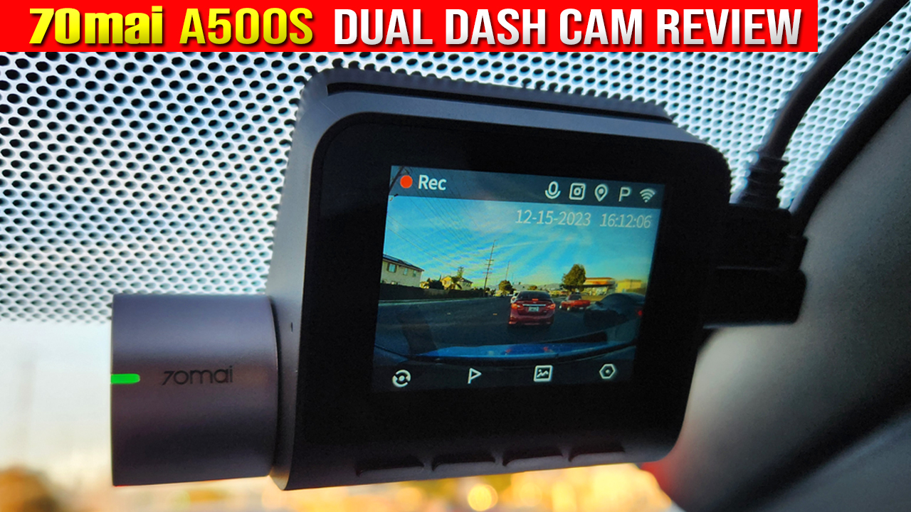 Watch 70mai A500S Dash Cam Pro Plus Review on Amazon Live